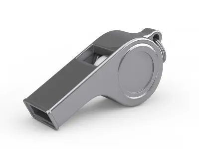 Sport Whistle 3D model