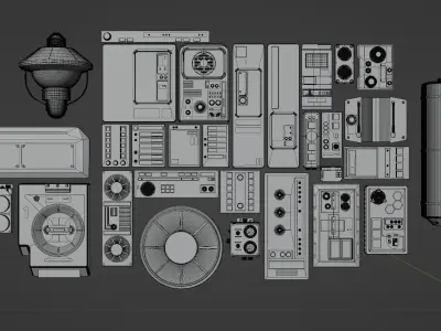 Star Wars Panels Pack 06 3D model