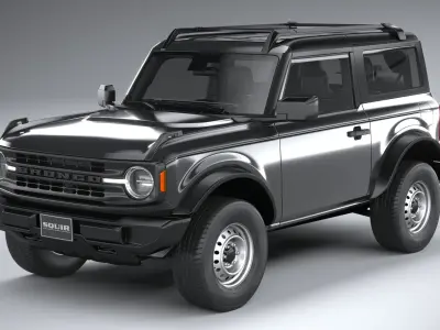 Bronco Base 2-door 2021 3D model