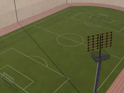 Stadium 3D Model- Football  3D model
