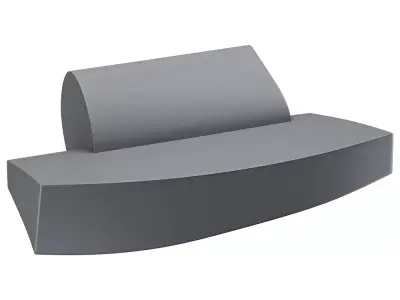 Modern Luxury Sofa 3D Model Low-poly 3D model