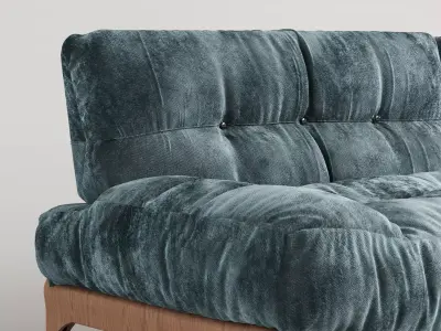 beautiful and comfortable sofa for unique decoration 3D model