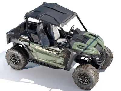 Wolverine RMAX2 1000 LE Green 3D model