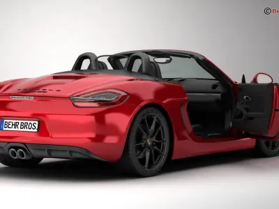 Porsche Boxster GTS 2015 3D model