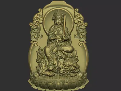 Kwanyin Bodhisattva 3D print model