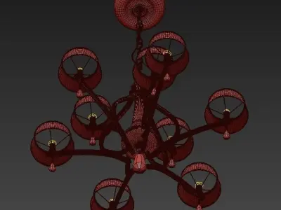 MANITOU chandelier 3D model