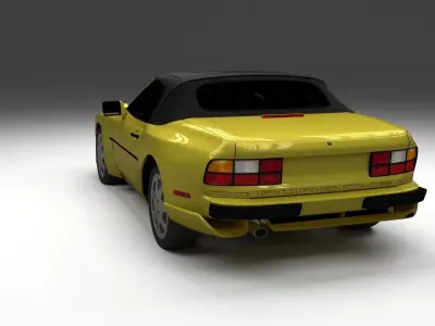 Porsche 944 Convertible 3D model