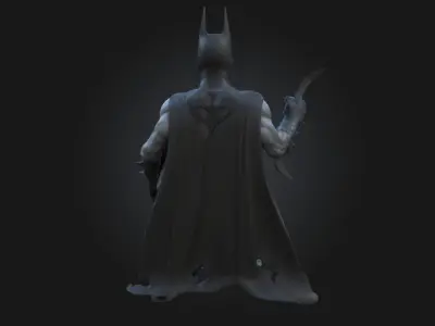 Batman The Dark Knight 3D Printable Stylized Caricature 3D print model