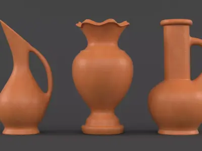 Clay Jug 3D model purchase