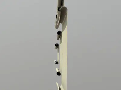 Paper Scroll Low-poly 3D model