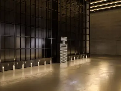 CONCRETE by Alserkal Avenue 3d Model Low-poly 3D model