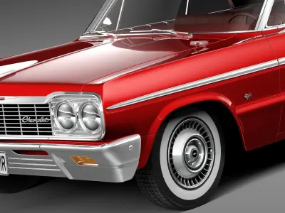Chevrolet Impala Coupe 1964 3D model