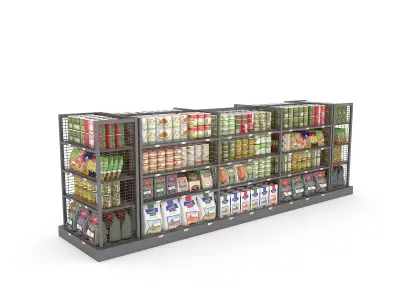 canned food 3D Low-poly 3D model