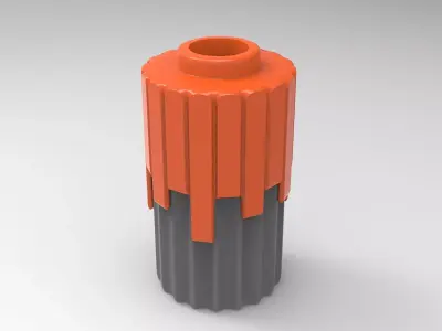 Eggo Plant Pot Low-poly 3D model