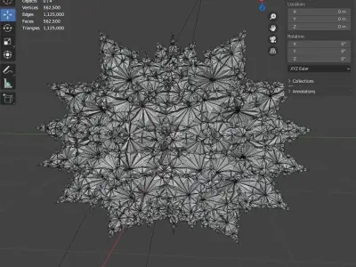 religion kaleidoscope decorative accessories 3D model