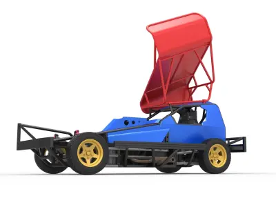 BriSCA Formula 1 Stock Car for Dirt Scale 1 to 25 3D print model