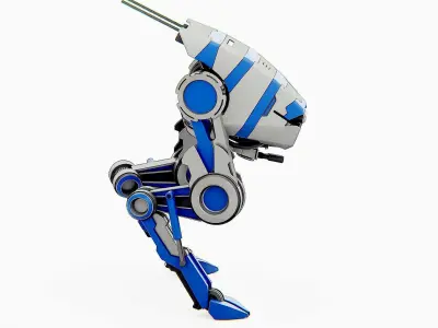 DINO ROBOT Rigged for Unreal Engine - Unity - MIXAMO  3D model