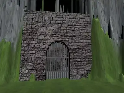 Portcullis - Castle gates 3D model