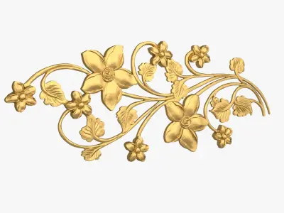Classic decor ornament 236 3D model