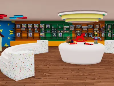 Toy Store Interior 3D model