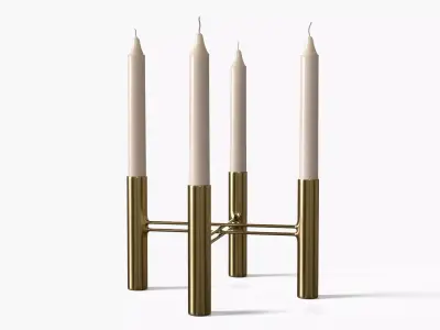 Lume Candel Low-poly 3D model