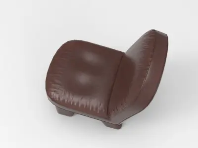 Upo Chair Low-poly 3D model