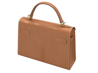 Hermes Kelly Bag Collection Low-poly 3D model