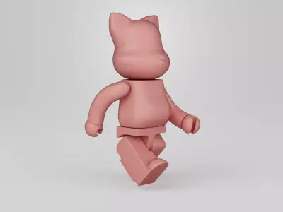 Bearbrick Cat 3D print model