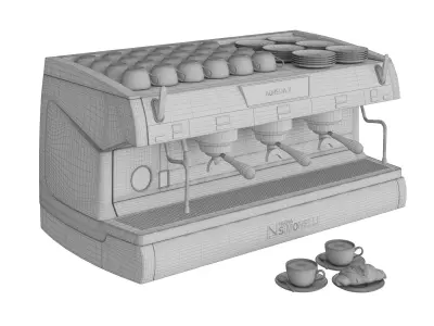 Aurelia Coffee Machine Big 3D model
