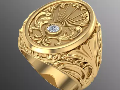 Ring shp14 3D print model