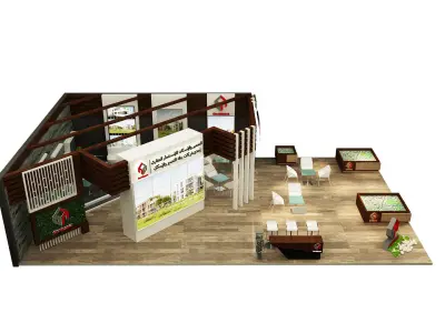 Booth Exhibition Stand a284 3D model