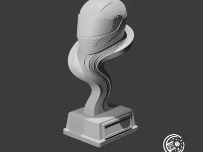 Kart Racing Trophy  Exclusive Design for 3D Printing 3D print model