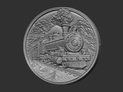 train round frame cnc model  3D print model