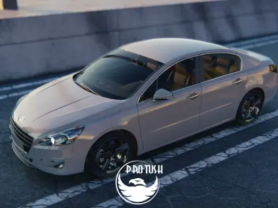 PEUGEOT 508 3D model 3D model