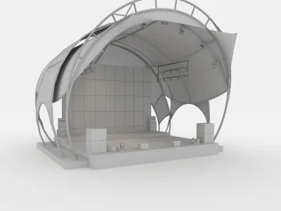 Stage 3 with Membrane 3D model