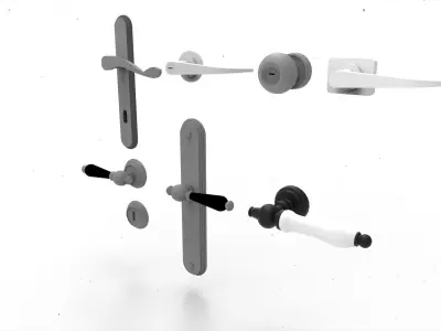 door handle 4 3D model