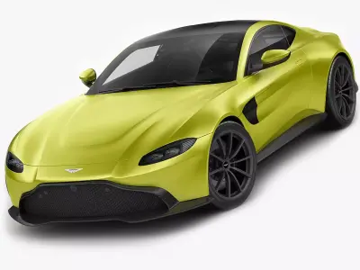 Aston Martin Vantage 2019 3D model