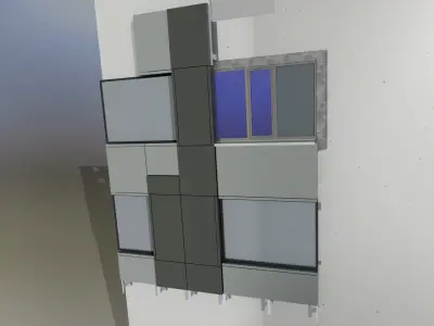 Facade mockup for customer  3D model