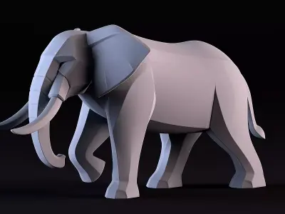 Elephant 3D print model order