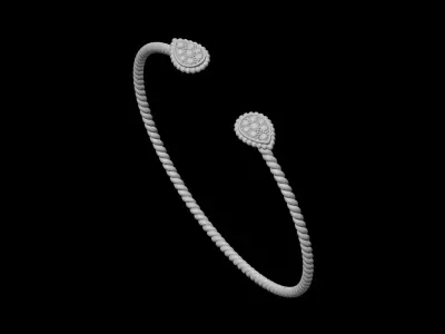 BOUCHERON - SERPENT BOHEME - BRACELET - MOTIF XS 3D print model