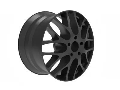 wheel rim model 3D print model