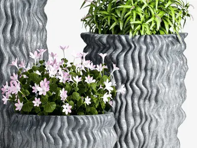 Decorative plant set-58 3D model