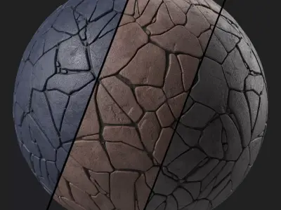 Stone Wall Materials 92- Stone walls Pbr 4k Seamless Texture