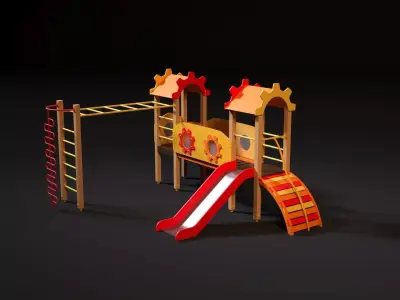 Children playground 3D model