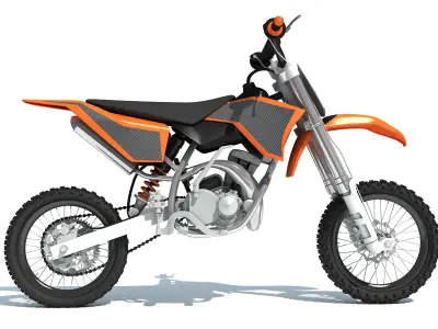 Off-road Motorcycle Motocross 3D model