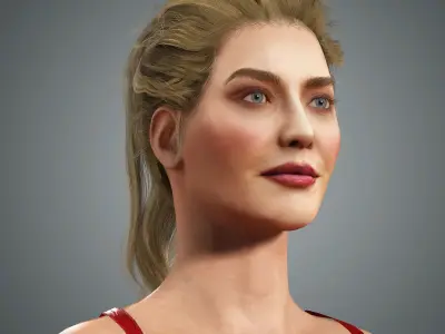 Erika Jayne Character Low-poly 3D model