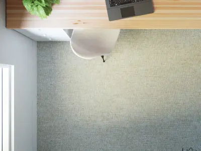 Sunny Home Office 3D model