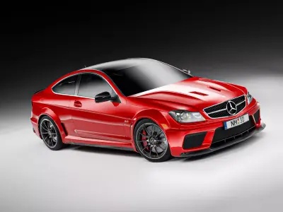 Mercedes Benz C63 AMG Black Series 2012 3D model