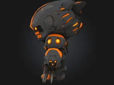 Shadow Sentinel  Guardian of the Night 3D print model