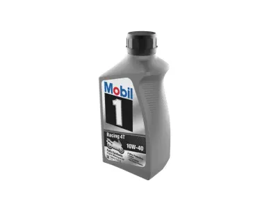Mobil 10W-40 Oil bottle 3D print model